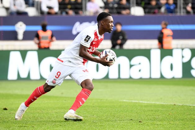 Paris FC v AS Monaco - Ligue 1 McDonald s 2025 2026 09 Folarin BALOGUN (asm) during the Ligue 1 McDonald s match between Paris and Monaco at Stade Jean Bouin on April 10, 2026 in Paris, France. Paris France  Copyright: xFEPx 776482480