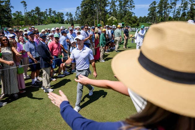 260410 Rory McIlroy of Northern Ireland during the second round of the 2026 Masters Golf Tournament on April 10, 2026 in Augusta. Photo: Petter Arvidson BILDBYRAN kod PA PA1194 golf masters bbeng the masters augusta *** 260410 Rory McIlroy of Northern Ireland during the second round of the 2026 Masters Golf Tournament on April 10, 2026 in Augusta Photo Petter Arvidson BILDBYRAN kod PA PA1194 golf masters bbeng the masters augusta  Copyright: PETTERxARVIDSON BB260410PA124
