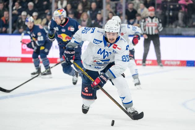Eishockey, DEL, 20260410, EHC Red Bull München - Adler Mannheim. Im Bild Marc MICHAELIS (Mannheim, 65). München SAP Garden Bayern Deutschland *** Ice Hockey, DEL, 20260410, EHC Red Bull Munich Adler Mannheim In the picture Marc MICHAELIS Mannheim, 65 Munich SAP Garden Bayern Germany Copyright: Passion2Press MarkusxFischerx