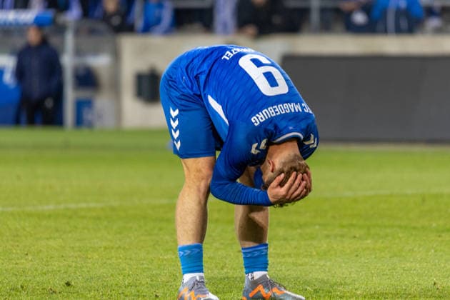 10.04.2026, Deutschland, Fussball, 1. FC Magdeburg U23 vs ZFC Meuselwitz, 29. Spieltag, Avnet-Arena, Saison 2025 2026 : Frenzel Joonas Joachim Peter (1. FC Magdeburg U23, 9) *** 10 04 2026, Germany, Soccer, 1 FC Magdeburg U23 vs ZFC Meuselwitz, Matchday 29, Avnet Arena, Season 2025 2026 Frenzel Joonas Joachim Peter 1 FC Magdeburg U23, 9 Copyright: xMichellexLukax