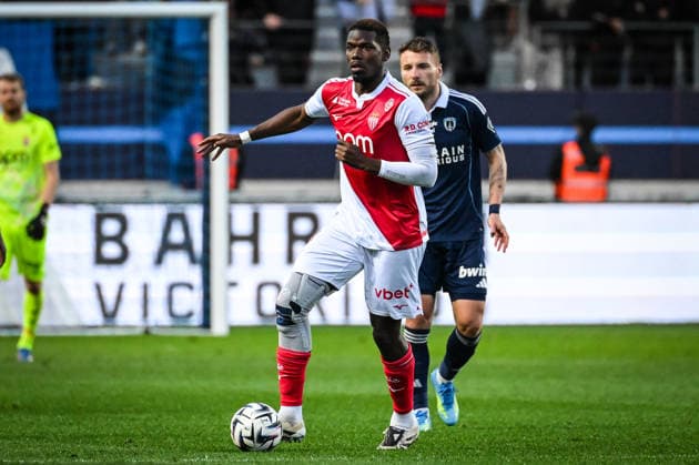 April 10, 2026, Paris, France, France: Paul POGBA of Monaco during the Ligue 1 match between Paris FC and AS Monaco at Jean-Bouin Stadium on April 10, 2026 in Paris, France. Paris FC V AS Monaco - Ligue 1  - ZUMAm308 20260410_zsp_m308_014 Copyright: xMatthieuxMirvillex