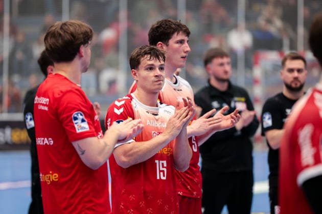 10.04.2026, 27. Spieltag der 2. Handball Bundesliga, TuSEM Essen - HBW Balingen Weilstetten, Nils Homscheid (TuSEM Essen) verzieht das Gesicht. Essen Am Hallo NRW Deutschland xRHR-FOTO DEx *** 10 04 2026, 27 Matchday of the 2 Handball Bundesliga, TuSEM Essen HBW Balingen Weilstetten, Nils Homscheid TuSEM Essen shows his face Essen Am Hallo NRW Germany xRHR PHOTO DEx Copyright: DennisxEwert RHR-FOTOx RHR-FOTO DE
