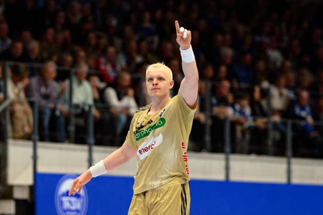 Justus Fischer (TSV Hannover-Burgdorf, 54) GER, ThSV Eisenach gegen TSV Hannover-Burgdorf, 1. Daikin Handballbundesliga, Handball, 28.Spieltag, Saison 2025 2026, 19.00 Uhr, 10.04.2026 GER, ThSV Eisenach gegen TSV Hannover-Burgdorf, 1. Daikin Handballbundesliga, Handball, 28.Spieltag, Saison 2025 2026, 19.00 Uhr, 10.04.2026 Eisenach Copyright: xEibner-Pressefoto MartinxHerbstx EP_MHT