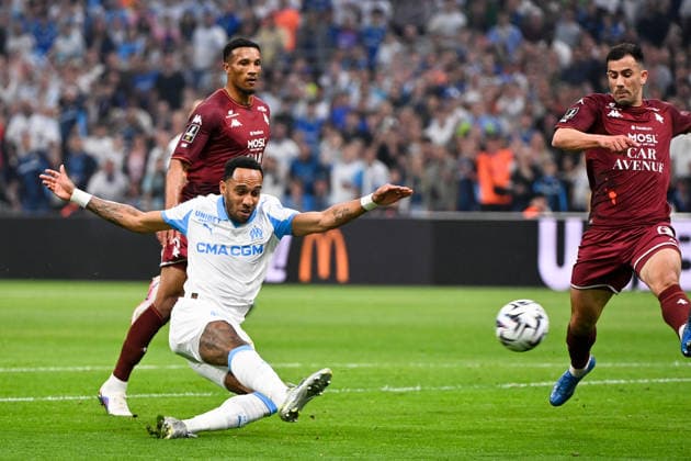 Olympique de Marseille v FC Metz - Ligue 1 McDonald s 2025 2026 97 Pierre-Emerick AUBAMEYANG (om) during the Ligue 1 McDonald s match between Marseille and Metz at Stade Velodrome on April 10, 2026 in Marseille, France. Marseille France  Copyright: xFEPx 776348351