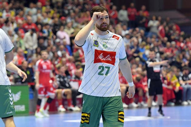 Max Staar (GWD Minden 27) enttaeuscht, frustriert, Emotion , GER, MT Melsungen - TSV GWD Minden, Handball, 1. Bundesliga, 28. Spieltag, Saison 2025 2026, 10.04.2026, GER, MT Melsungen - TSV GWD Minden, Handball, 1. Bundesliga, 28. Spieltag, Saison 2025 2026, 10.04.2026 Kassel Copyright: xEibner-Pressefotox xRolandxSippex EP_RSL