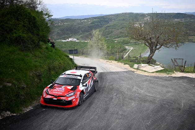 April 10, 2026, Piombino, Piombino, Italy: The Driver Takamoto Katsuta And Co-Driver Aaron Johnston Of Team Toyota Gazoo Racing Wrt, Toyota Gr Yaris Rally1.,They Face 1st The Day Of The Race During Fia World Rally Championship WRC, Motorsport Rallye, WM Croatia Rally 2026 10 April ,Rijeka,Croatia WRC Croatia Rally 2026  - ZUMAb336 20260410_zsp_b336_001 Copyright: xLucaxBarsalix