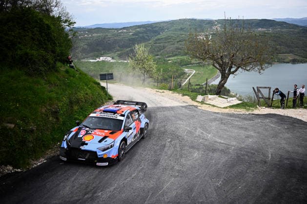 April 10, 2026, Piombino, Piombino, Italy: Driver Hayden Paddon And Co-Driver Ojohn Kennardand Co-Driver Of The Hyundai Shell Mobis World Rally Team, Hyundai I20 N Rally1 .,They Face 1st The Day Of The Race During Fia World Rally Championship WRC, Motorsport Rallye, WM Croatia Rally 2026 10 April ,Rijeka,Croatia WRC Croatia Rally 2026  - ZUMAb336 20260410_zsp_b336_004 Copyright: xLucaxBarsalix