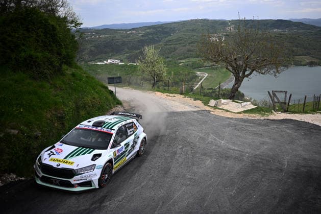 April 10, 2026, Piombino, Piombino, Italy: Drive Emil Lindholm And Co-Driver Gabriel Morales Of The Team Toksport Wrt 2 ,Skoda FabiaÃ‚ Rs Rally2 Wrc2.,They Face 1st The Day Of The Race During Fia World Rally Championship WRC, Motorsport Rallye, WM Croatia Rally 2026 10 April ,Rijeka,Croatia WRC Croatia Rally 2026  - ZUMAb336 20260410_zsp_b336_009 Copyright: xLucaxBarsalix
