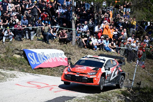 April 10, 2026, Piombino, Piombino, Italy: The Driver Takamoto Katsuta And Co-Driver Aaron Johnston Of Team Toyota Gazoo Racing Wrt, Toyota Gr Yaris Rally1.,They Face 1st The Day Of The Race During Fia World Rally Championship WRC, Motorsport Rallye, WM Croatia Rally 2026 10 April ,Rijeka,Croatia WRC Croatia Rally 2026  - ZUMAb336 20260410_zsp_b336_011 Copyright: xLucaxBarsalix