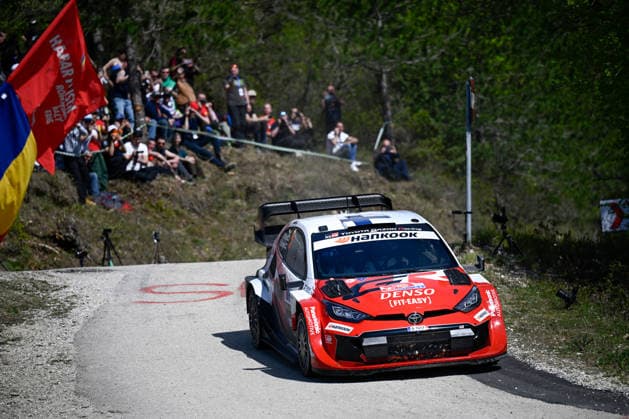 April 10, 2026, Piombino, Piombino, Italy: Driver Sami Pajari And Co-Driver Marko Salminen of Of The Team Toyota Gazoo Racing Wrt,Toyota Toyota Gr Yaris Rally2 ,They Face 1st The Day Of The Race During Fia World Rally Championship WRC, Motorsport Rallye, WM Croatia Rally 2026 10 April ,Rijeka,Croatia WRC Croatia Rally 2026  - ZUMAb336 20260410_zsp_b336_015 Copyright: xLucaxBarsalix
