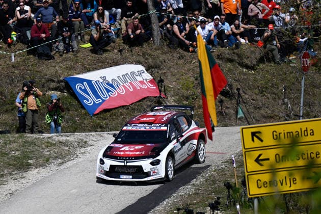 April 10, 2026, Piombino, Piombino, Italy: Drive Nikolay Gryazin And Co-Driver Konstantin Aleksandrov Of The Team Lancia Corse Hf Lancia Ypsilon Hf Wrc2,They Face 1st The Day Of The Race During Fia World Rally Championship WRC, Motorsport Rallye, WM Croatia Rally 2026 10 April ,Rijeka,Croatia WRC Croatia Rally 2026  - ZUMAb336 20260410_zsp_b336_023 Copyright: xLucaxBarsalix