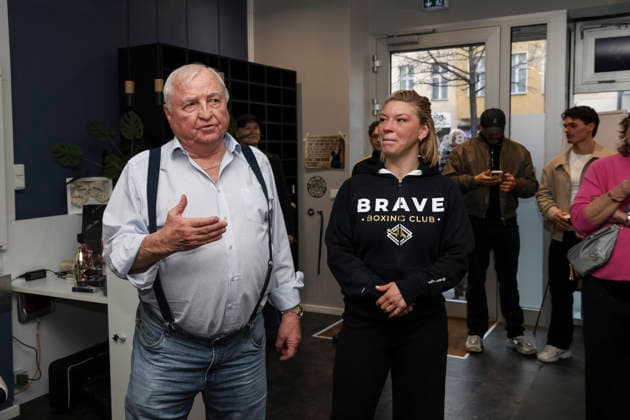 Boxen: Brave Boxing by Nina Meinke, Gym Eröffnung, Berlin, 10.04.2026 Ulli Wegner und Nina Meinke *** Boxing Brave Boxing by Nina Meinke, Gym opening, Berlin, 10 04 2026 Ulli Wegner and Nina Meinke