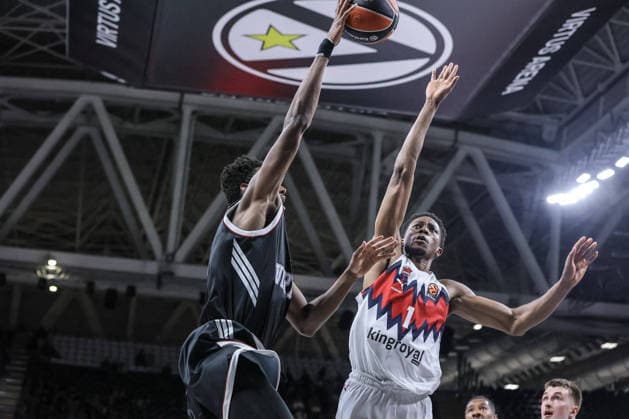 BASKET - Euroleague - Virtus Bologna vs Baskonia Vitoria 45 Nicola AKELE Virtus Bologna Match BASKETBALL - EUROLEAGUE Virtus Bologna vs Kosner Baskonia Vitoria-Gasteiz 10-04-2026 01 Mamadi Diakite Vitoria-Gasteiz Match BASKETBALL - EUROLEAGUE Virtus Bologna vs Kosner Baskonia Vitoria-Gasteiz 10-04-2026 during Virtus Bologna vs Baskonia Vitoria, Basketball Euroleague match in Bologna, Italy, April 10 2026 Bologna Italy  Copyright: xIPAxSport ABACAx