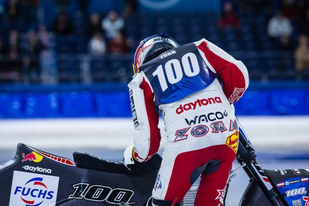 Heerenveen, Niederlande 11. April 2026: FIM Ice Speedway Gladiators Einzel-Weltmeisterschaft Finale 3 in Heerenveen - Training Im Bild: Franz Zorn (AUT) Thialf Eisstadion *** Heerenveen, Netherlands 11 April 2026 FIM Ice Speedway Gladiators Individual World Championship Final 3 in Heerenveen Training In the picture Franz Zorn AUT Thialf Eisstadion Copyright: xFotostandx xGelhotx