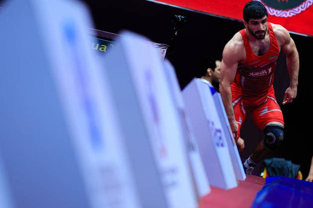 Senior Wrestling Asian Championships 86kg FS - Kamran Ghorban Ghasempour (IRI) *** Senior Wrestling Asian Championships 86kg FS Kamran Ghorban Ghasempour IRI Copyright: xKostadinxAndonovx xUnitedxWorldxWrestlingx Kostadin Andonov United World Wrestling