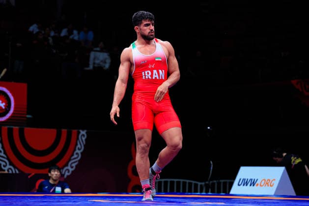 Senior Wrestling Asian Championships 92kg FS - Mohammadmobin Gholamali Azimi (IRI) *** Senior Wrestling Asian Championships 92kg FS Mohammadmobin Gholamali Azimi IRI Copyright: xKostadinxAndonovx xUnitedxWorldxWrestlingx Kostadin Andonov United World Wrestling