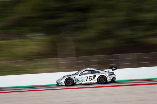 AUTO - ELMS - 4 HOURS OF BARCELONA 2026 75 KURZEJEWSKI Matt (usa), SARGENT Thomas (usa), LIETZ Richard (aut), Proton Competition, Porsche 911 GT3 R LMGT3, LMGT3, action during the 4 Hours of Barcelona 2026, 1st round of the 2026 European Le Mans Series on the Circuit de Barcelona-Catalunya from April 10 to 12, 2026 in Barcelona, Spain - BarcelonaSpain  Copyright: xXavixBonillax