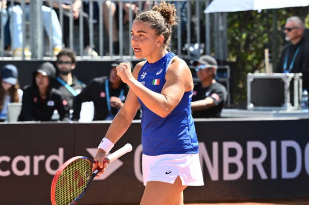 TENNIS - Internazionali di Tennis - BJK Cup Qualifiers - Italy vs Japan Jasmine Paolini Italy during the Billie Jean King Cup by Gainbridge Qualifiers 2026, match between Italy and Japan at ASD Colle degli Dei on April 11, 2026 in Velletri, Italy. Velletri Italy  Copyright: xIPAxSport ABACAx