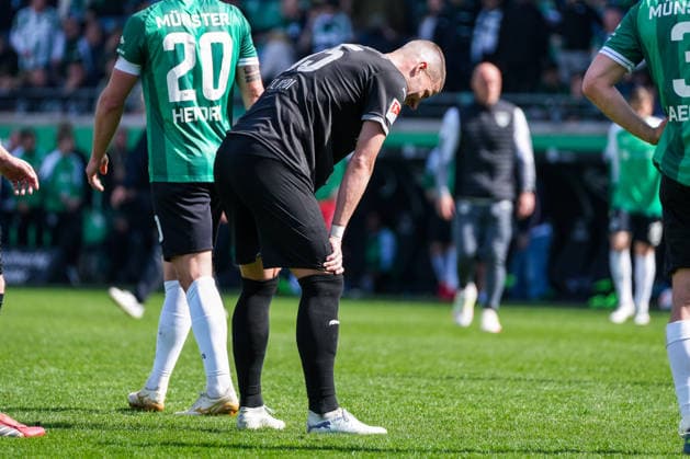 Deutschland: Fussball 2. Bundesliga, Saison 2025 26, 29. Spieltag, Preußen Münster vs SpVgg Greuther Fürth, 11.04.2026, LVM Preußenstadion (Münster, Nordrhein-Westfalen) Jan Elvedi (SpVgg Greuther Fürth, 15)