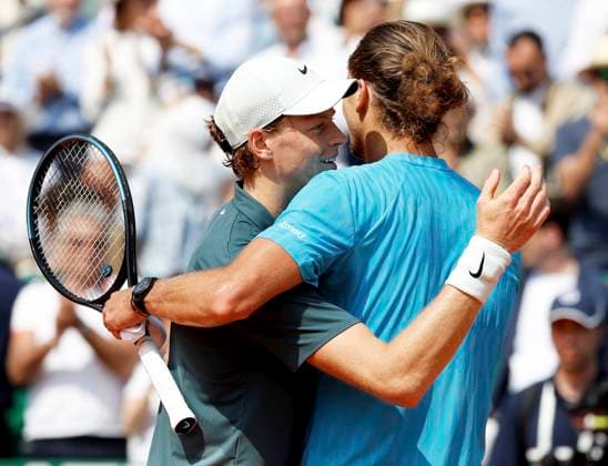 Rolex Monte-Carlo Masters PHOTOPQR NICE MATIN Dylan Meiffret ; Roquebrune Cap-Martin ; 11 04 2026 ; 119e edition du Rolex Monte-Carlo Masters de Tennis. Matchs du 7e jour. ICI : Jannik Sinner remporte son match face a Alexander Zverev Roquebrune Cap-Martin France  Copyright: xPHOTOPQR NICExMATIN MAXPPPxDylanxMeiffretx 20260411NIM7115 20260411NIM7115