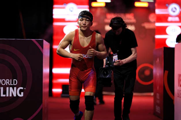 Senior Wrestling Asian Championships 57kg FS - Munkh Erdene Batkhuyag (MGL) *** Senior Wrestling Asian Championships 57kg FS Munkh Erdene Batkhuyag MGL