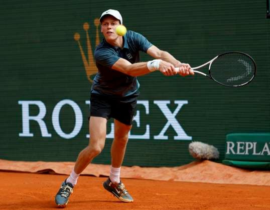 Rolex Monte-Carlo Masters PHOTOPQR NICE MATIN Dylan Meiffret ; Roquebrune Cap-Martin ; 11 04 2026 ; 119e edition du Rolex Monte-Carlo Masters de Tennis. Matchs du 7e jour. ICI : Jannik Sinner Roquebrune Cap-Martin France  Copyright: xPHOTOPQR NICExMATIN MAXPPPxDylanxMeiffretx 20260411NIM7145 20260411NIM7145