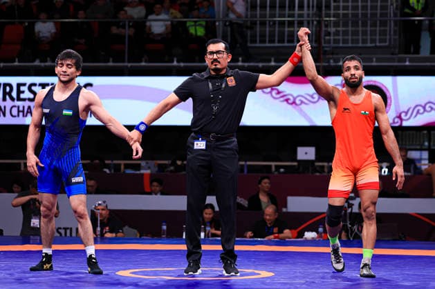 Senior Wrestling Asian Championships 65kg FS - Sujeet Sujeet (IND) *** Senior Wrestling Asian Championships 65kg FS Sujeet Sujeet IND