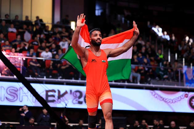 Senior Wrestling Asian Championships 65kg FS - Sujeet Sujeet (IND) *** Senior Wrestling Asian Championships 65kg FS Sujeet Sujeet IND