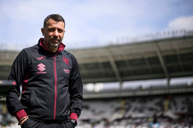 Torino FC v Hellas Verona FC - Serie A Roberto D Aversa, head coach of Torino FC, looks on prior to the Serie A football match between Torino FC and Hellas Verona FC. Turin Italy Copyright: xNicolòxCampox