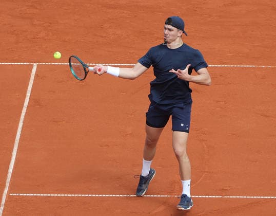 11.04.2026, BMW Open 2026, ATP, Tennis Herren Tour 500, MTTC Iphitos, Muenchen, Tennis, im Bild: Marko Topo (GER)