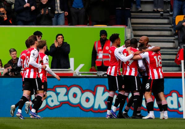 Brentford v Everton, London, UK -21 Mar 2026 Goal celebrations for Igor Thiago of Brentford during the Premier League match between Brentford and Everton at GTECH Community stadium, London on 11 April 2026 ( London Gtech Community stadium London England Copyright: xTomxCusden PPAUKx PPA-264062