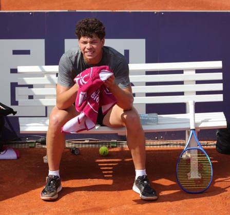 11.04.2026, BMW Open 2026, ATP, Tennis Herren Tour 500, MTTC Iphitos, Muenchen, Tennis, im Bild: Ben Shelton (USA)