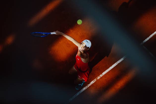 TENNIS - WTA, Tennis Damen Upper Austria Ladies Linz LINZ,AUSTRIA,11.APR.26 - TENNIS - WTA Tour, Upper Austria Ladies Linz. Image shows Shuai Zhang (CHN).  GEPAxpictures xAlexanderxSolc