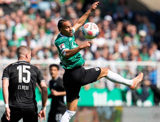 April 11, 2026, Muenster, Germany: SC Preussen Muenster forward ETIENNE AMENYIDO (30) during the match between SC Pruessen Muenster and SpVgg Greuther Fuerth in the 2. Bundesliga on April 11, 2026, in Muenster, Germany...DFL REGULATIONS PROHIBIT ANY USE OF PHOTOGRAPHS AS IMAGE SEQUENCES AND OR QUASI-VIDEO Muenster Germany - ZUMAc201 20260411_zap_c201_016 Copyright: xScottxColemanx