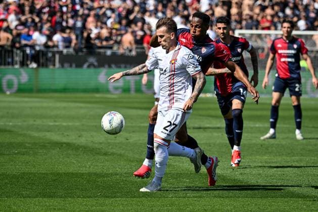CALCIO - Serie A - Cagliari Calcio vs US Cremonese Jari Vandeputte of US Cremonese during Cagliari Calcio vs US Cremonese, Italian soccer Serie A match in Cagliari, Italy, April 11 2026 Cagliari Italy  Copyright: xIPAxSport ABACAx