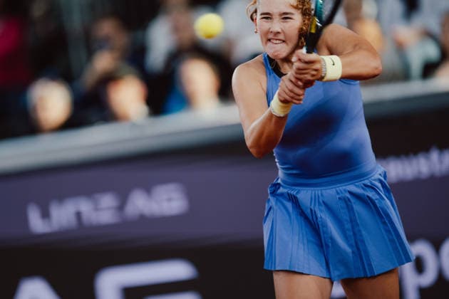 TENNIS - WTA, Tennis Damen Upper Austria Ladies Linz LINZ,AUSTRIA,11.APR.26 - TENNIS - WTA Tour, Upper Austria Ladies Linz. Image shows Mirra Andreeva (RUS).  GEPAxpictures xAlexanderxSolc