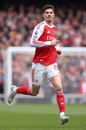Kai Havertz (A) at the Arsenal v AFC Bournemouth EPL match, at the Emirates Stadium, London, UK on 11th April, 2026. 