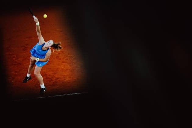 TENNIS - WTA, Tennis Damen Upper Austria Ladies Linz LINZ,AUSTRIA,11.APR.26 - TENNIS - WTA Tour, Upper Austria Ladies Linz. Image shows Mirra Andreeva (RUS).  GEPAxpictures xAlexanderxSolc