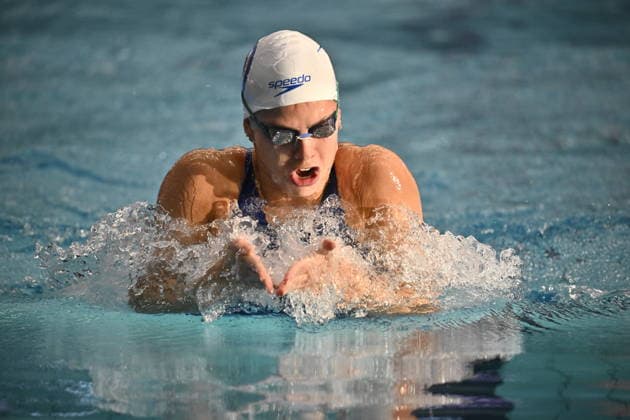 STOCKHOLM, SVERIGE 20260411 Elsa Bergh i damernas 200m bröstsim under Malmsten Swim Open i Erikdalsbadet i Stockholm. STOCKHOLM SVERIGE x10430x *** STOCKHOLM, SWEDEN 20260411 Elsa Bergh in the womens 200m breaststroke during the Malmsten Swim Open in Erikdalsbadet in Stockholm STOCKHOLM SWEDEN x10430x  Copyright: xChristinexOlsson TTx MALMSTEN SWIM OPEN 2026