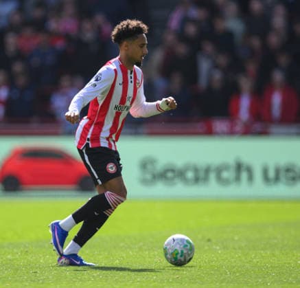 Brentford v Everton Premier League Kevin Schade of Brentford during the Premier League match at the Gtech Community Stadium, Brentford 11 04 2026 UK Newspapers OUT Copyright: xGraemexWilcocksonx FIL-23267-0136