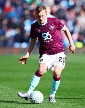 James Ward-Prowse of Burnley Burnley v Brighton and Hove Albion, Premier League, Football, Turf Moor, Burnley, UK - 11 Apr 2026Burnley Turf Moor United Kingdom EDITORIAL USE ONLY No use with unauthorised audio, video, data, fixture lists, club league logos or live services. Online in-match use limited to 120 images, no video emulation. No use in betting, games or single club league player publications. Copyright: xMattxWest Shutterstockx 16823549aq
