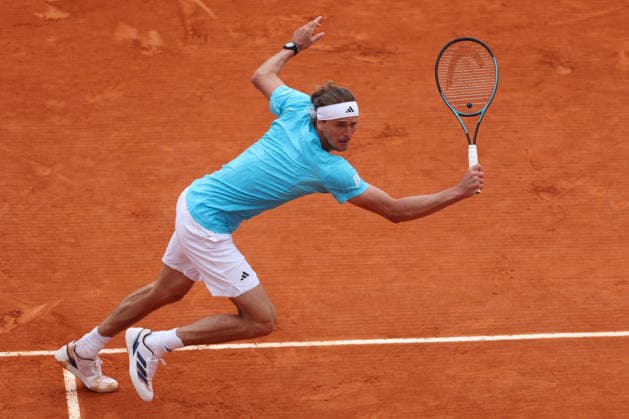 Rolex Monte-Carlo Masters - Day Seven Alexander Zverev of Germany plays a backhand during his Semi Final match against Jannik Sinner of Italy on day Seven of the Rolex Monte-Carlo Masters at Monte-Carlo Country Club on April 11, 2026 in Monte-Carlo, Monaco. Monaco Monte-Carlo Country Club Monte_Carlo Monaco Copyright: xAllstarxPicturexLibraryxLtdx
