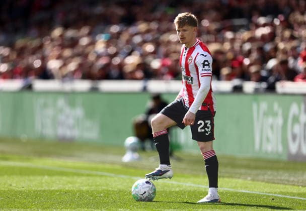 Brentford v Everton, English Premier League, Gtech Community Stadium, The Gtech Community Stadium, London, UK - 11 04 2026 Keane Lewis-Potter of Brentford in action during Premier League game against Everton at the Gtech Community Stadium London The Gtech Community Stadium London GBR, UK NEWSPAPERS OUT Copyright: xMarkxGreenwoodx