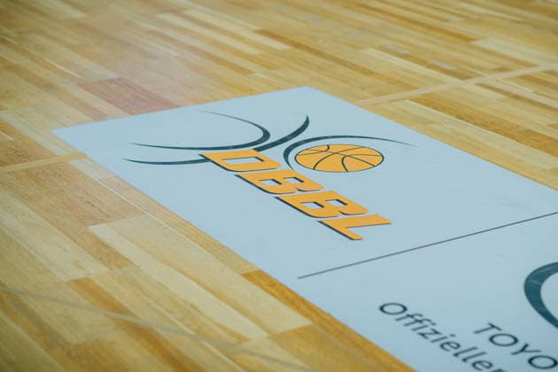 BB-1BL Damen Syntainics MBC Lions - BC Pharmaserv Marburg Symbolbild DBBL Bundesliga waehrend der Saison 2025-2026 im Halbfinale Playoff im Spiel 1 von 5 in der DBBL Toyota Bundesliga Syntainics MBC Lions und BC Pharmaserv Marburg in der SWH Arena am 11. April 2026 in Halle Saale, Sachsen Anhalt, Deutschland