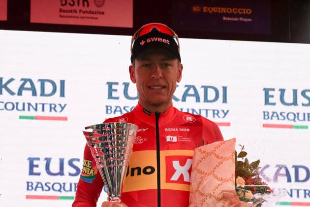 11-04-2026 Itzulia Basque Country; Tappa 06 Goizper Antzuola - Bergara; 2026, Uno X - Mobility; Johannessen, Tobias Halland; Bergara; 