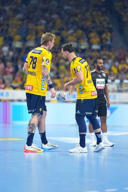 Szene mit Tim Nothdurft (28; Rhein Neckar Löwen) Szene mit Tim Nothdurft (28; Rhein Neckar Löwen)