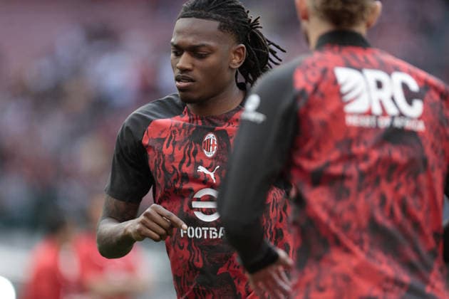 CALCIO - Serie A - AC Milan vs Udinese Calcio AC Milan s RAFAEL LEAO during the Italian Serie A Enilive soccer championship football match between AC Milan and Udinese Calcio at San Siro Stadium on April 11th, 2026, Milan, Italy Milan Italy  Copyright: xIPAxSport ABACAx