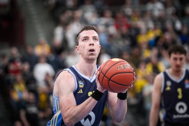 Justin Bean (ALBA Berlin, 34) GER, MHP Riesen Ludwigsburg vs. ALBA Berlin, Basketball Bundesliga, easycredit BBL, 29. Spieltag, Spielzeit 2025 2026, 11.04.2026 GER, MHP Riesen Ludwigsburg vs. ALBA Berlin, Basketball Bundesliga, easycredit BBL, 29. Spieltag, Spielzeit 2025 2026, 11.04.2026 Ludwigsburg Copyright: xSandyxDinkelackerx EP_SDR