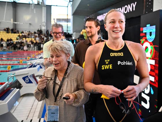 STOCKHOLM, SWEDEN 20260411 Sarah Sjöström came in second place in the women s 50 m freestyle during the Malmsten Swim Open at Erikdalsbadet in Stockholm. STOCKHOLM SWEDEN x10430x *** STOCKHOLM, SWEDEN 20260411 Sarah Sjöström came in second place in the women s 50 m freestyle during the Malmsten Swim Open at Erikdalsbadet in Stockholm STOCKHOLM SWEDEN x10430x  Copyright: xChristinexOlsson TTx MALMSTEN SWIM OPEN 2026