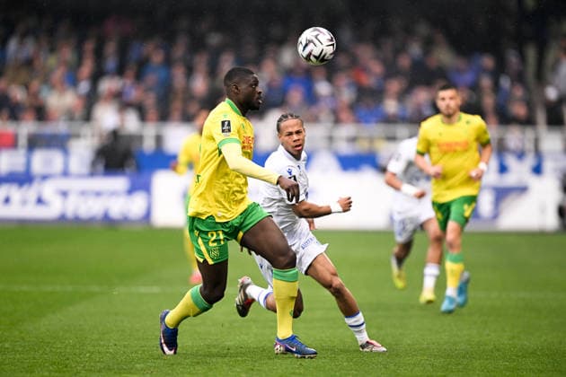 AJ Auxerre v FC Nantes - Ligue 1 McDonald s 2025 2026 21 Mohamed KABA (fcn) during the Ligue 1 McDonald s match between Auxerre and Nantes at Stade Abbe Deschamps on April 11, 2026 in Auxerre, France. Auxerre France  Copyright: xFEPx 776348346